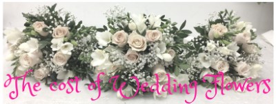 The Cost of Wedding Flowers for Bridal Party Church Venue and Wedding Reception